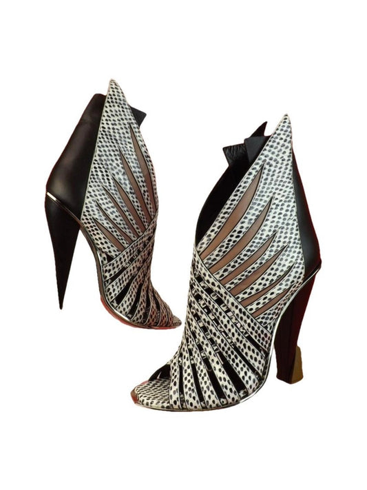 Balenciaga Python Ankle Boots - 36