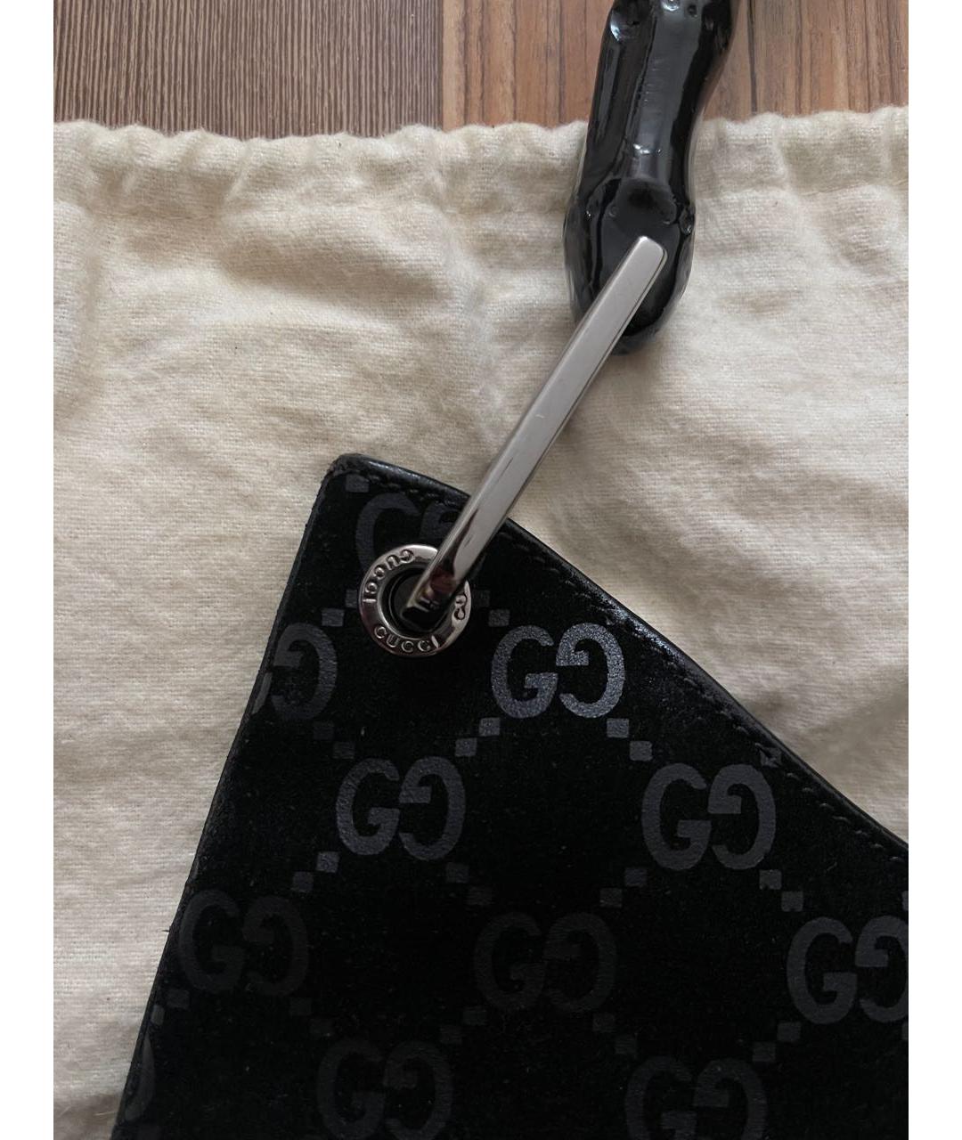 Gucci by Tom Ford Velvet Bamboo Shopper Bag