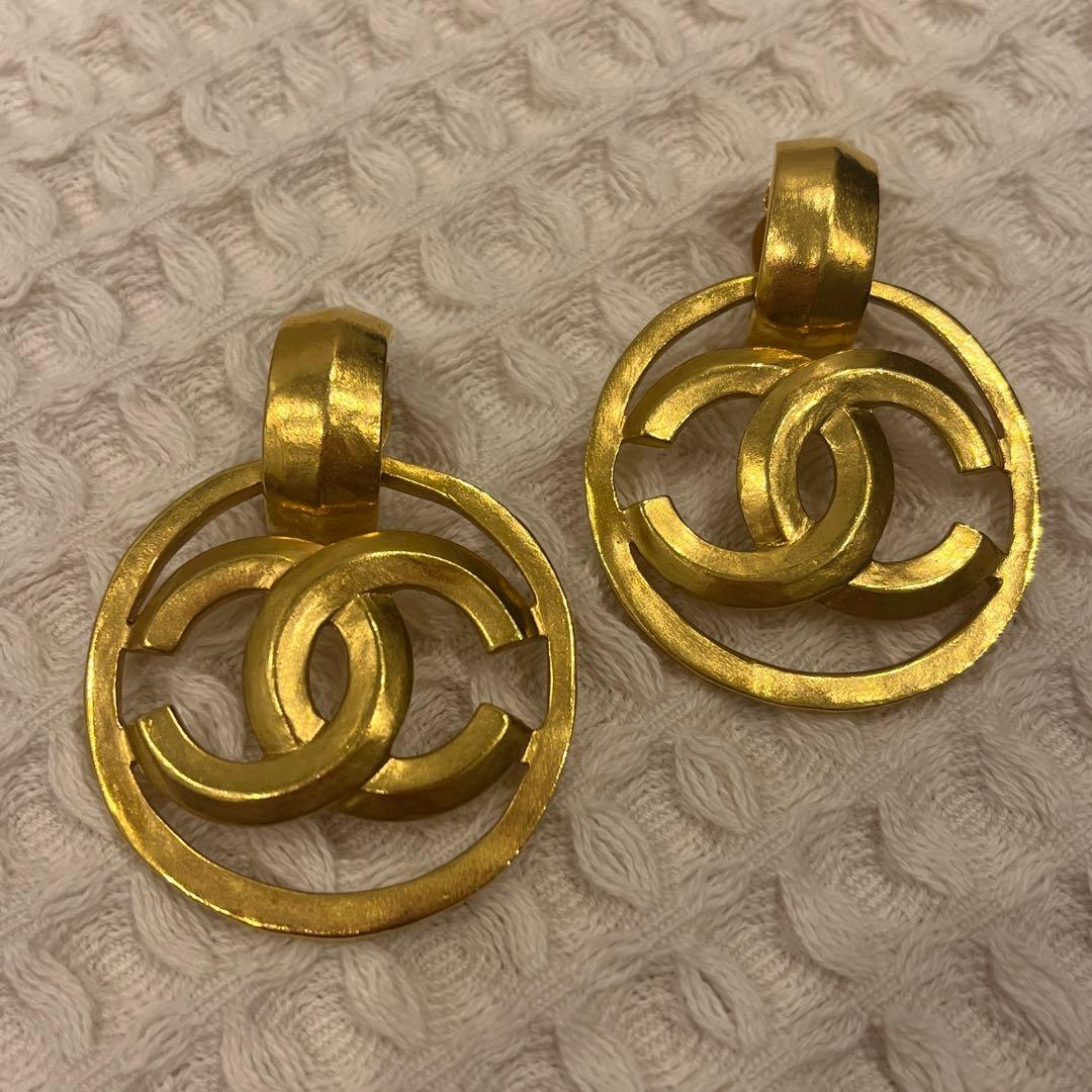 Chanel 1990s CC Earrings