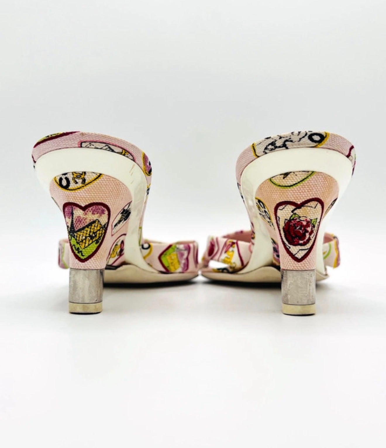 Chanel Heart Mules - 36