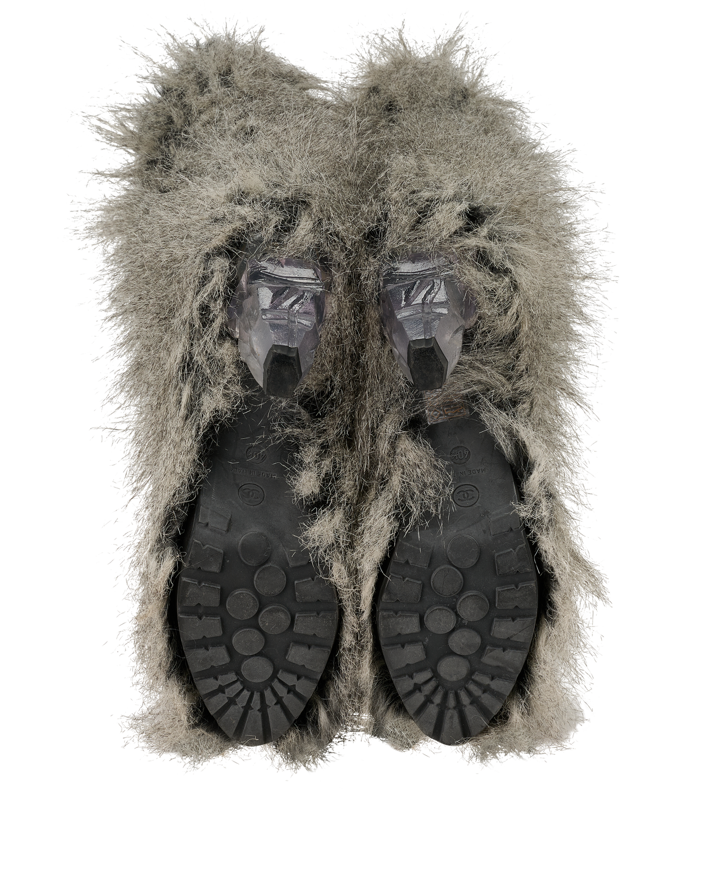 Chanel Fur Boots - 40/40.5