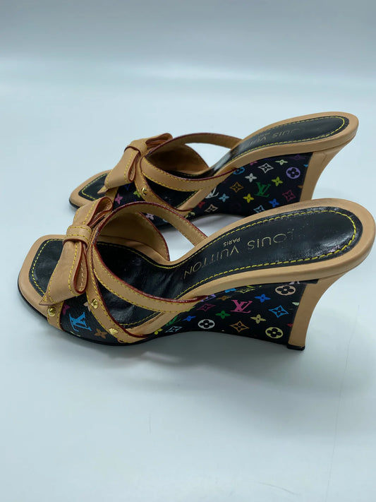 Louis Vuitton X Takashi Murakami Bow Wedge Heels - 38.5