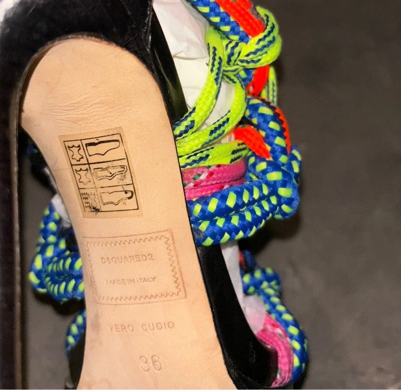 Dsquared2 Rope Heels Brand New - 36