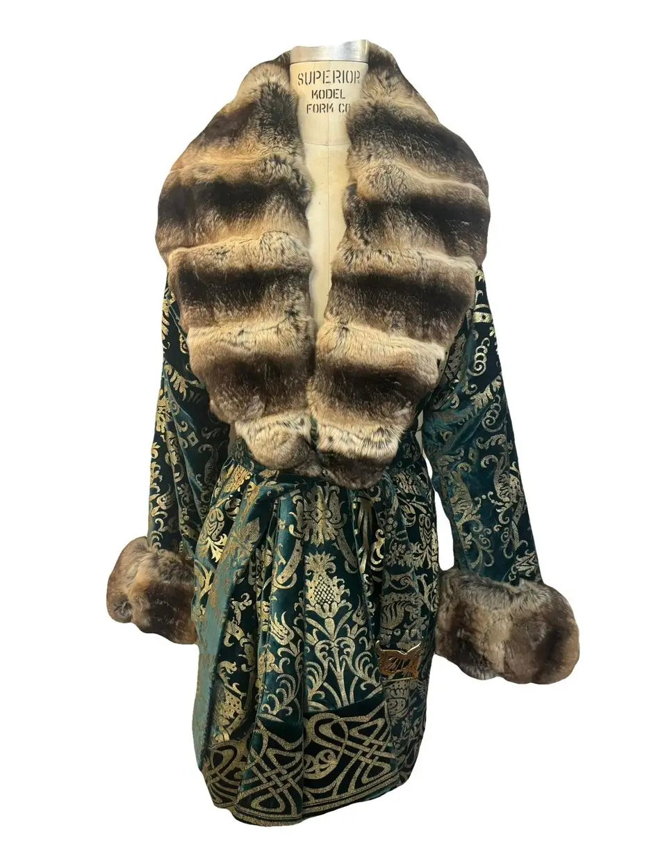Roberto Cavalli F/W 2006 Chinchilla Fur Coat - S
