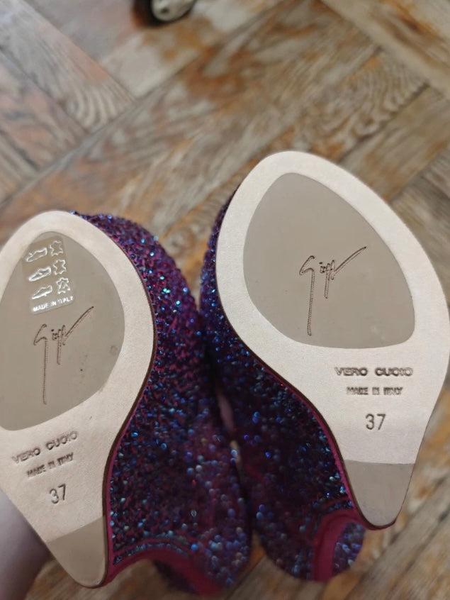 Giuseppe Zanotti Swarovski Wedge Brand New - 37