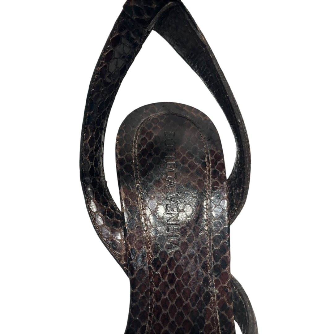 Botegga Venetta Python Spiral Heels - 34