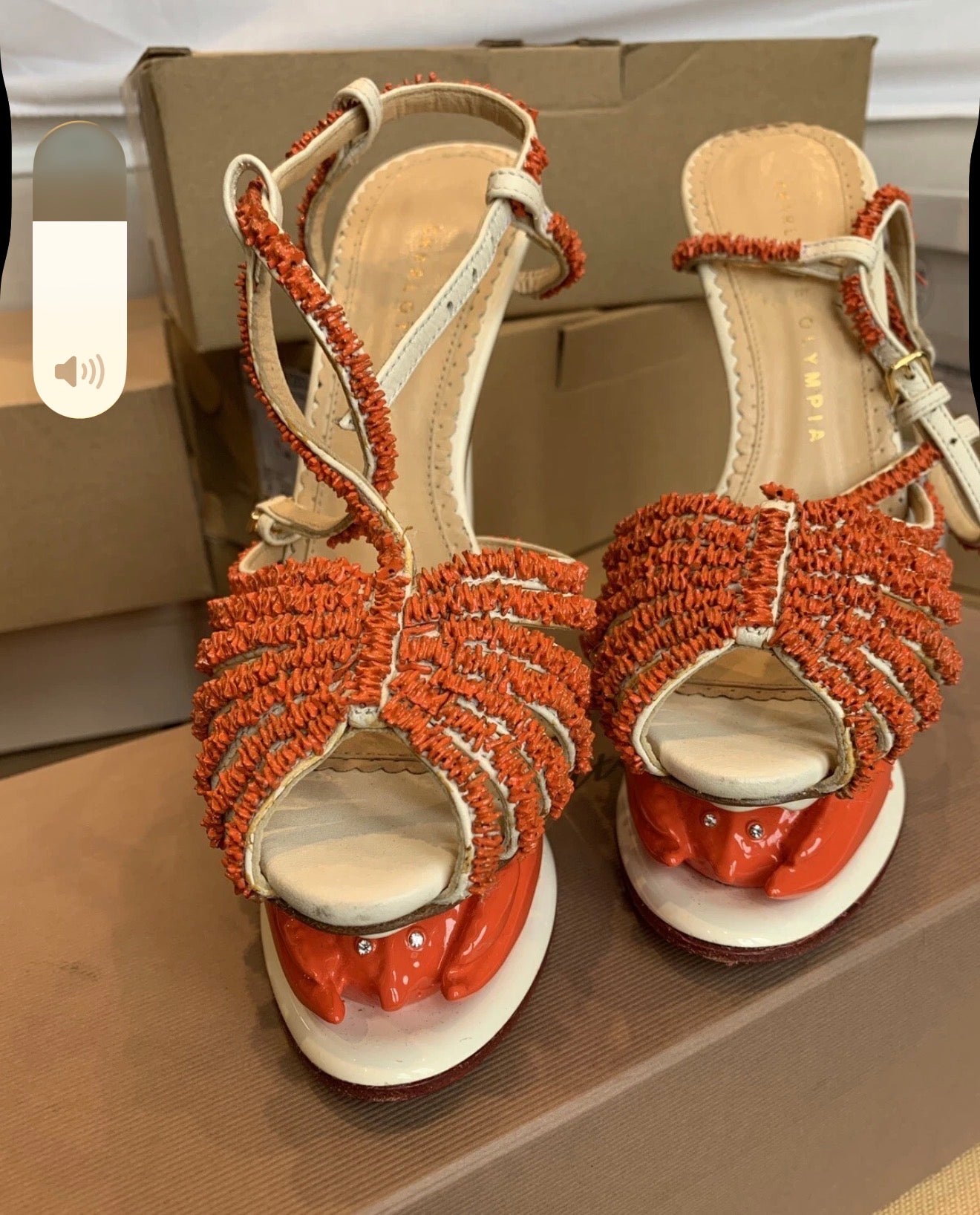 Charlotte Olympia Crab Platform Heels Brand New  - 36/36.5