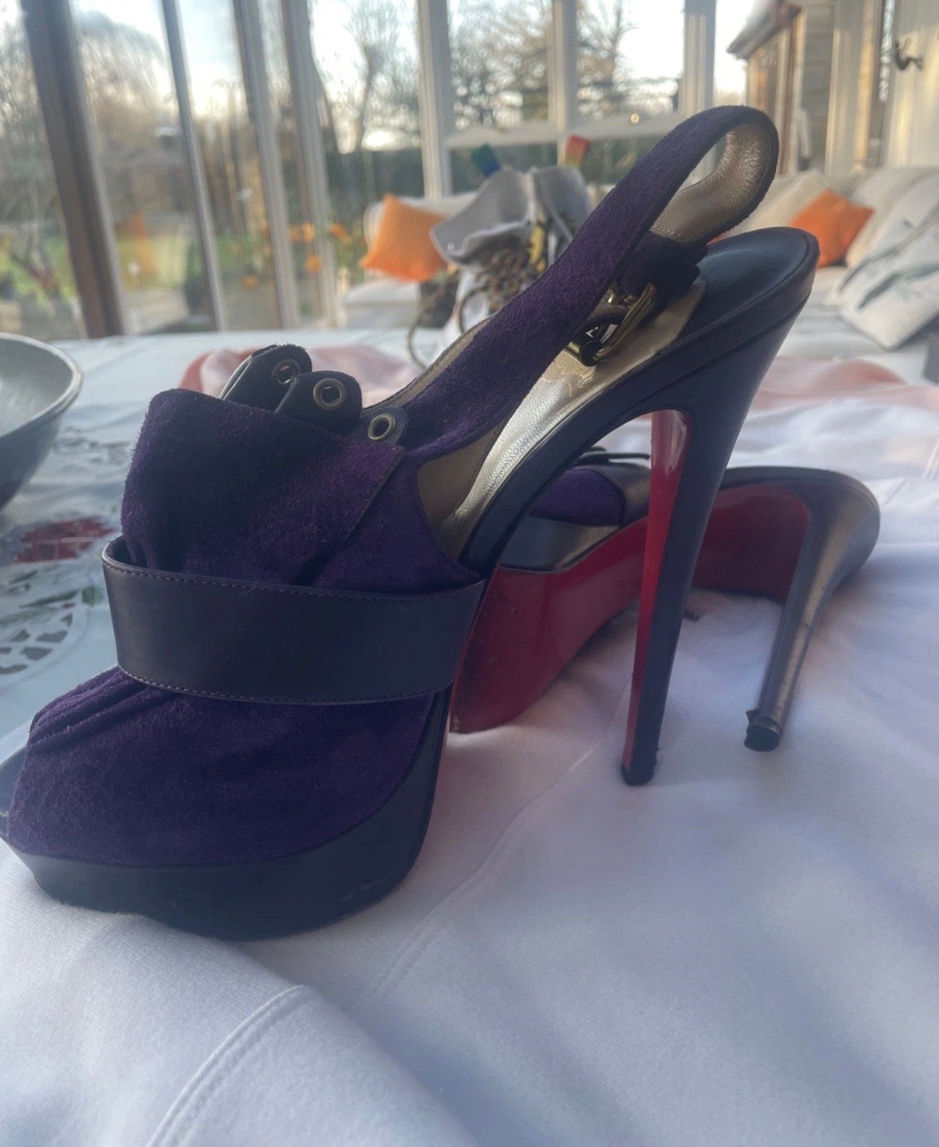Christian Louboutin Misfit Platform Heel - 37/38