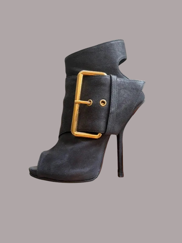 Giuseppe Buckle Ankle Boots - 36