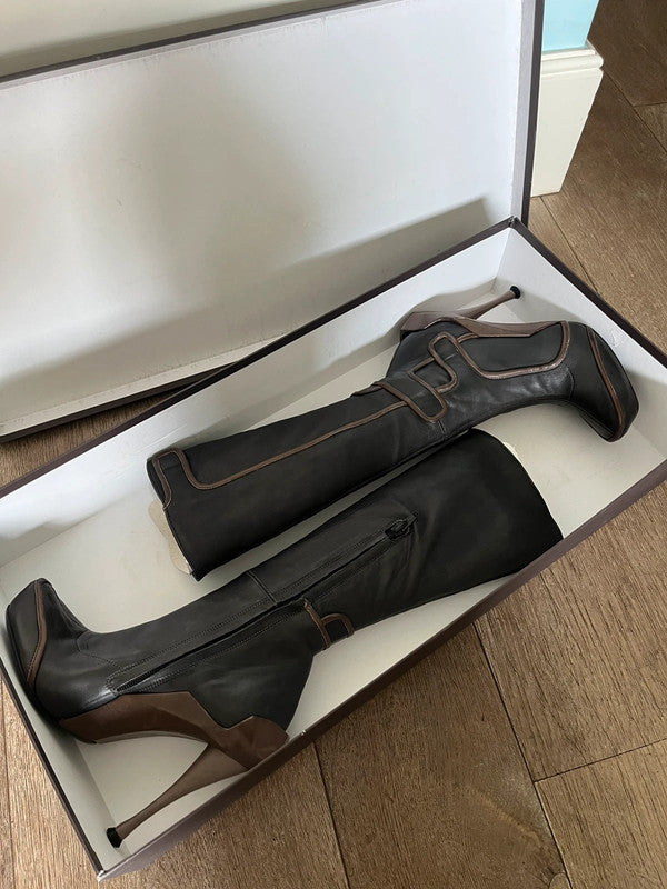 Celine Fall 2008 Moto Boots - 38.5
