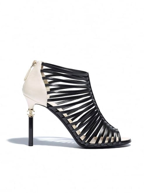 Chanel Logo Charm Gladiator Heels - 41