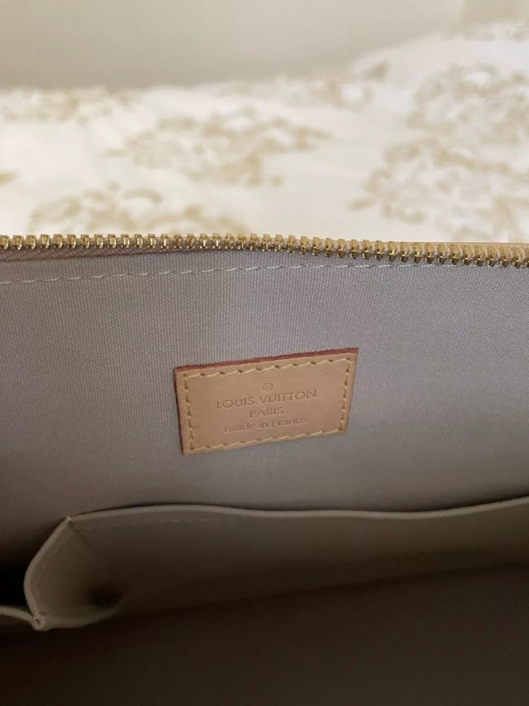 Louis Vuitton Alma Handbag Monogram Miroir PVC Gold