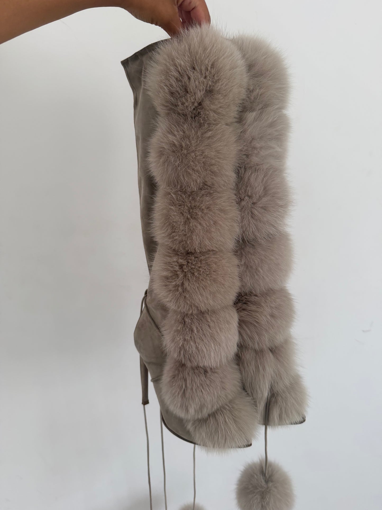 Jimmy Choo Fur Boots - 38/39