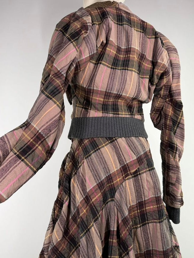 Vivienne Westwood 2009 Anglomania Plaid Set - S