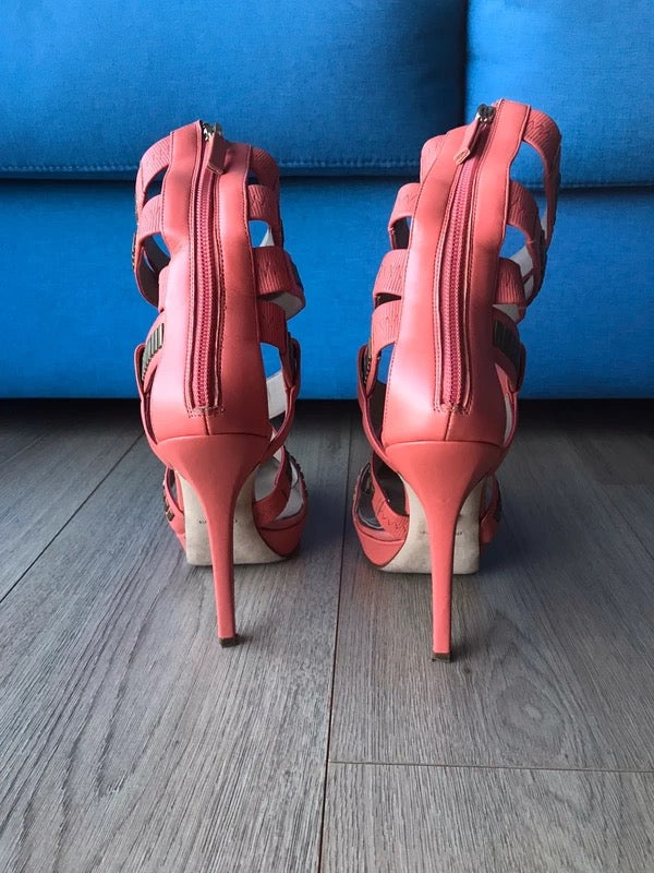 Versace 2013 Studded Gladiator Heel - 38 + 39