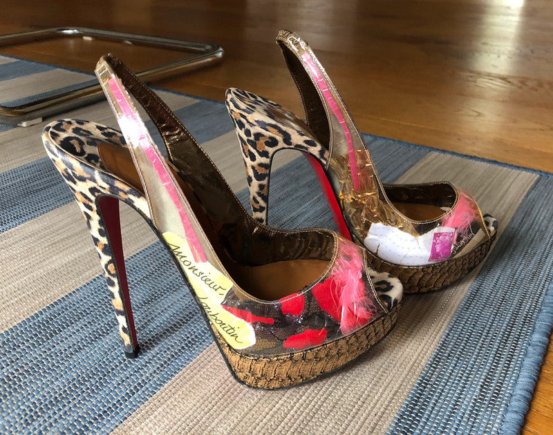 Christian Louboutin Winter Trash Heels - 38.5