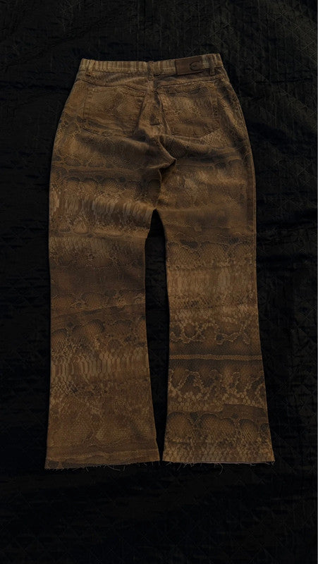 Cavalli Snakeprint jeans - M