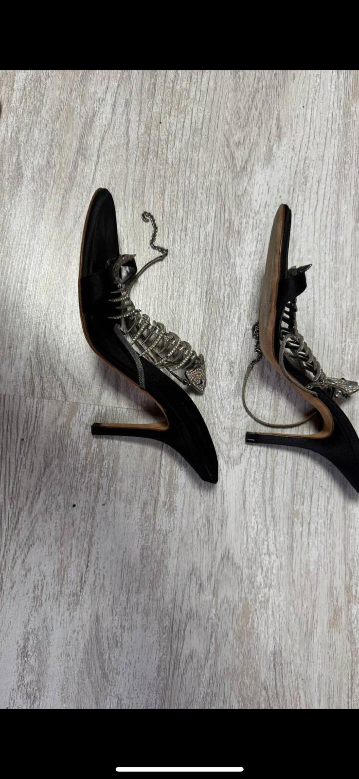 Giuseppe Zanotti Fishbone Heels - 39/39.5