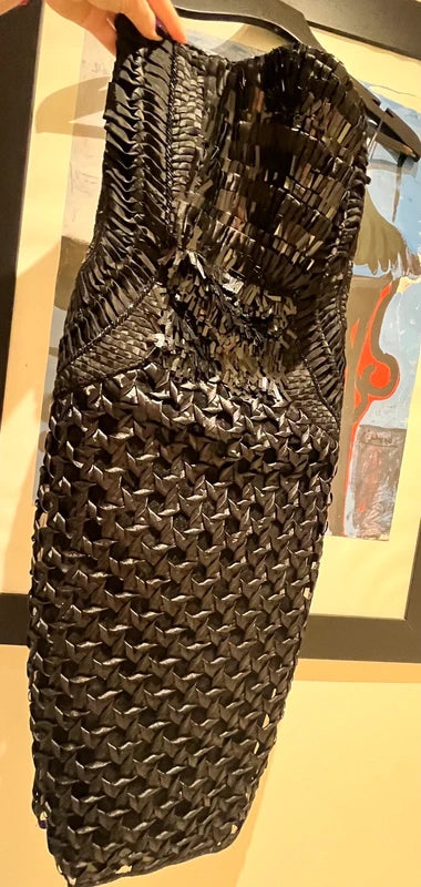 Alberta Ferretti 2000s Runway Beaded Corset Gown - S