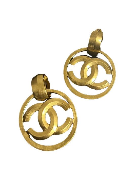 Chanel 1990s CC Earrings