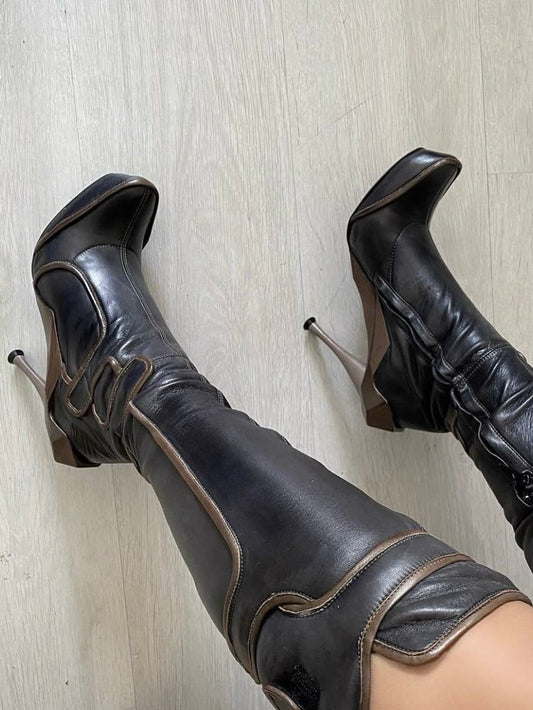 Celine Fall 2008 Moto Boots - 38.5