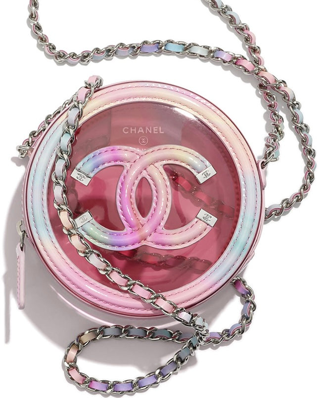 Chanel PVC Transparent Round Bag