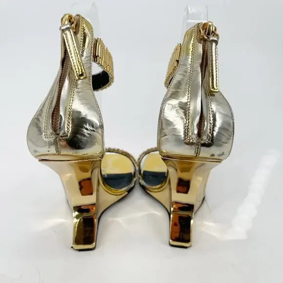 Giuseppe Zanotti x Christian Cowan Time Flies Watch Wedge Heels - 37.5