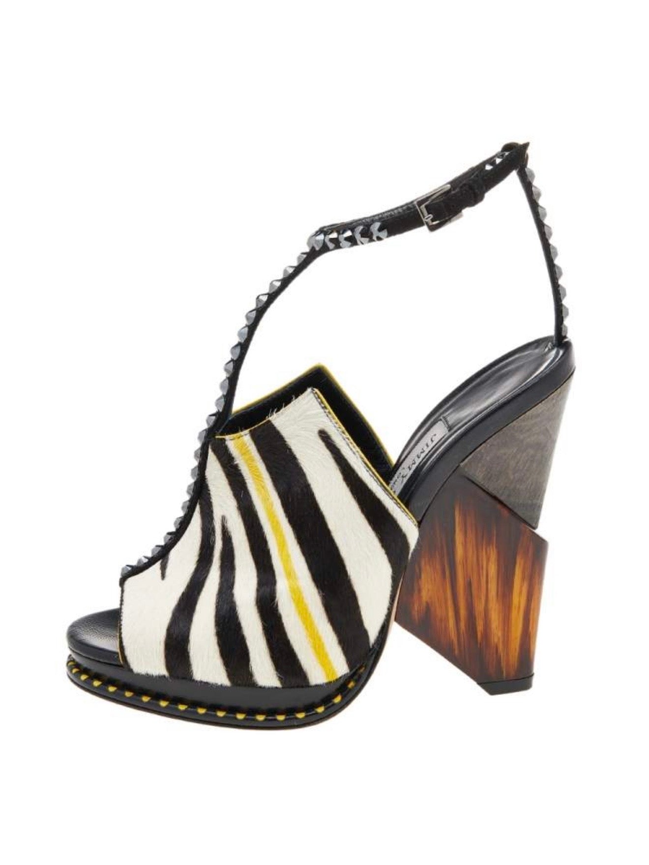 Jimmy Choo Zebra Pony Hair Wedge Heels - 36,38 + 39
