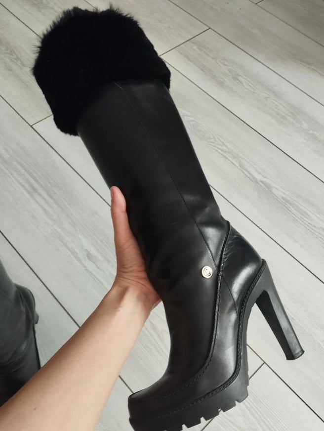 Dior Fur Boots - 36