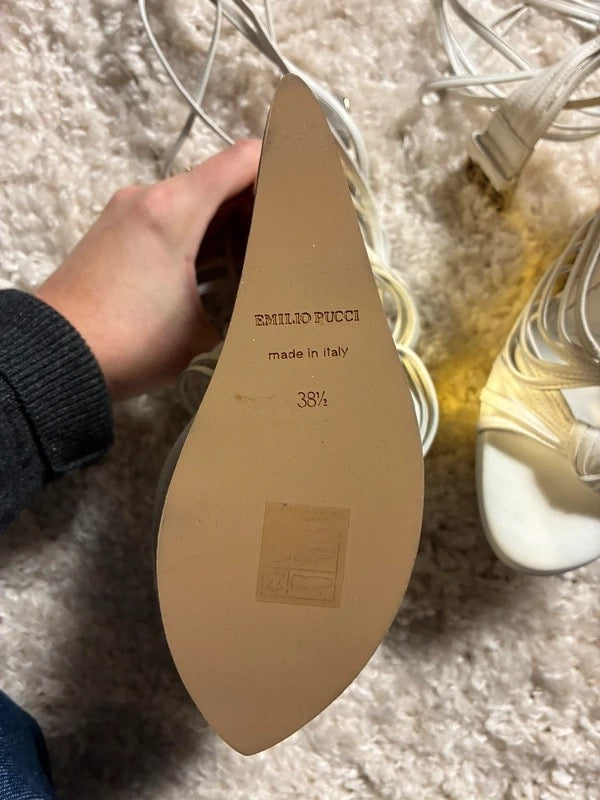 Emilio Pucci Ss 2013 Wedges Brand New - 37.5/38.5