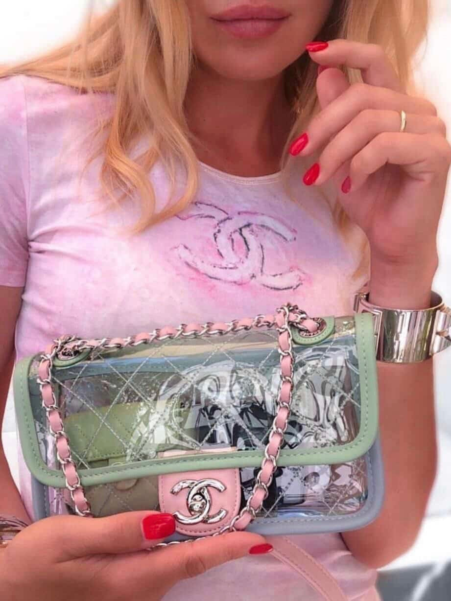 Chanel Coco Splash PVC Mini Classic Flap Bag