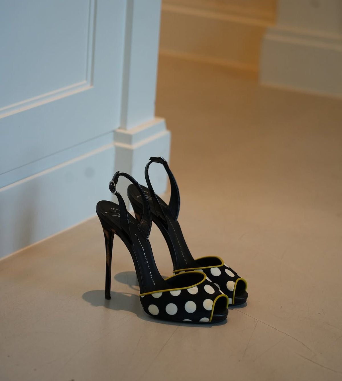 Giuseppe Zanotti Polka Dot Heels - 37.5