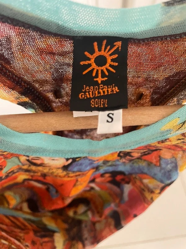 Jean Paul Soleil Mesh Dress - S