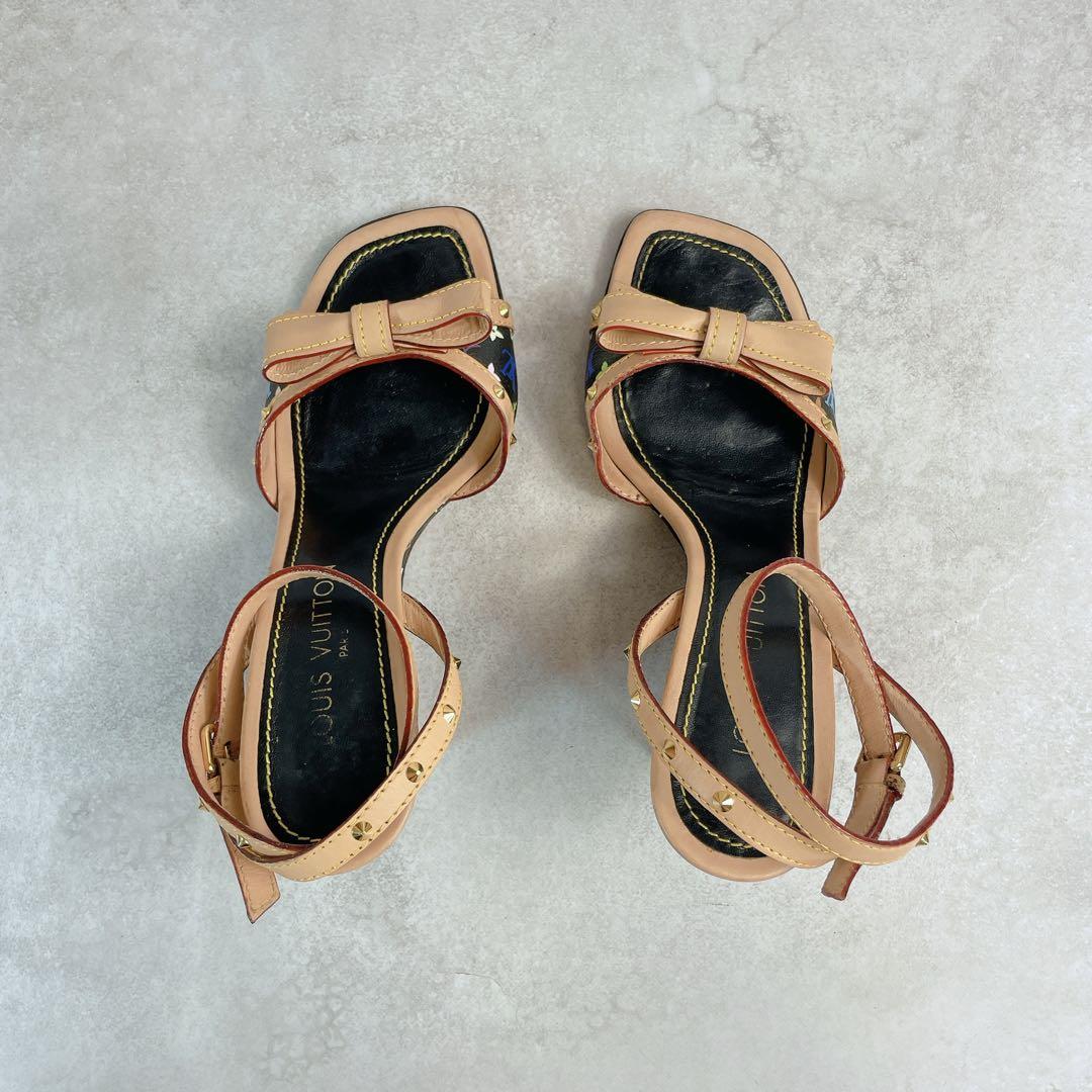 Louis Vuitton X Takashi Murakami Bow Wedge Heels - 38