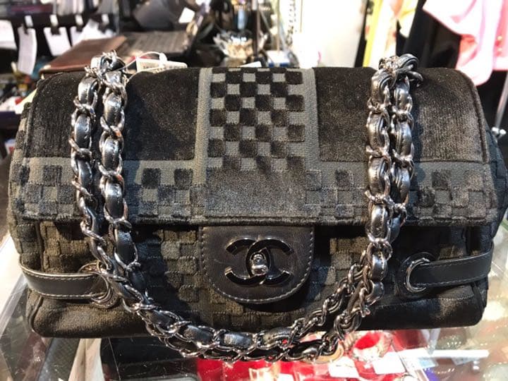 Chanel Velour Belted Bag