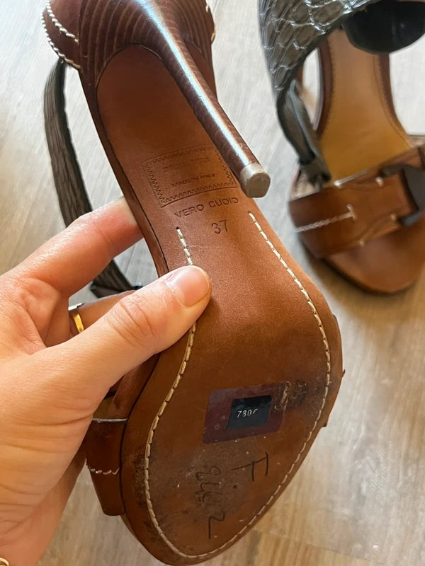Dsquared2 Croc Buckle Heels - 37