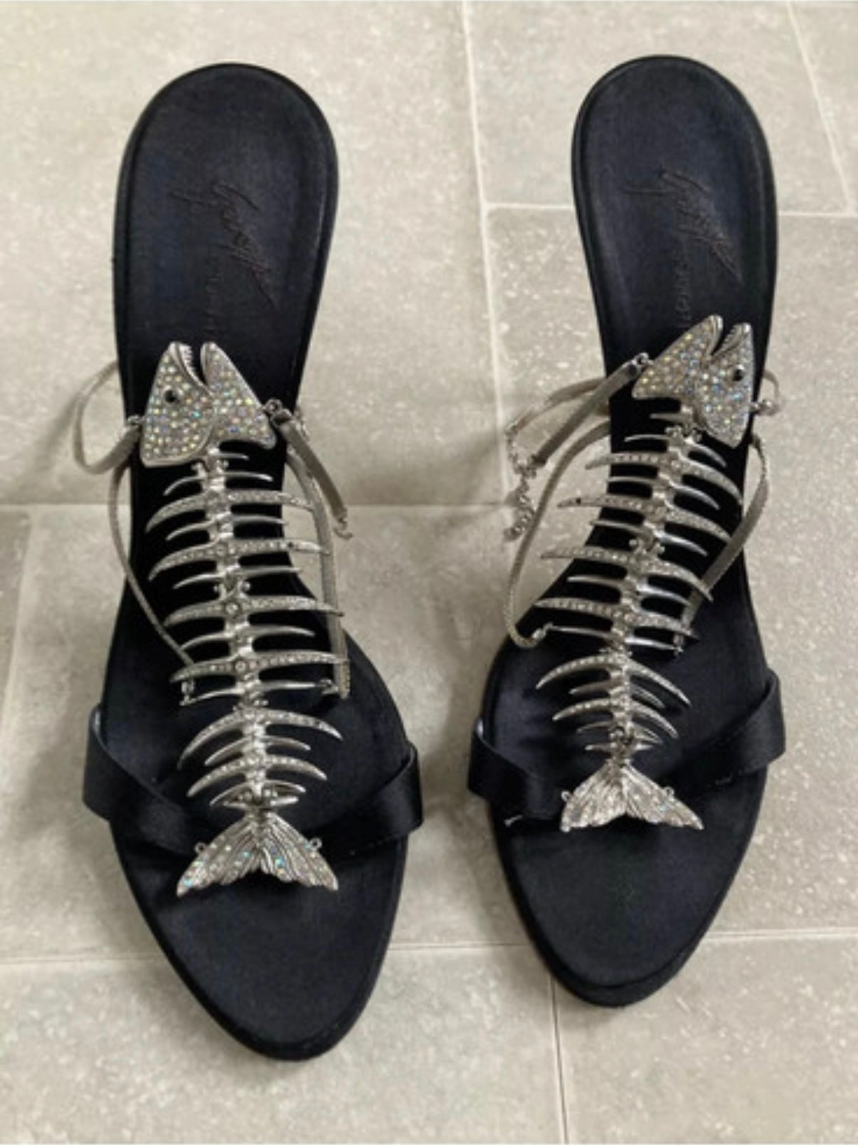 Giuseppe Zanotti Fishbone Heels - 39