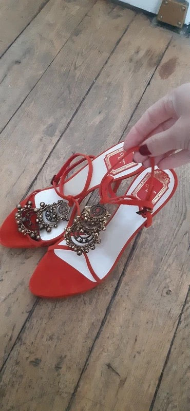 Dior Embellished Beaded Heels Brand New - 40