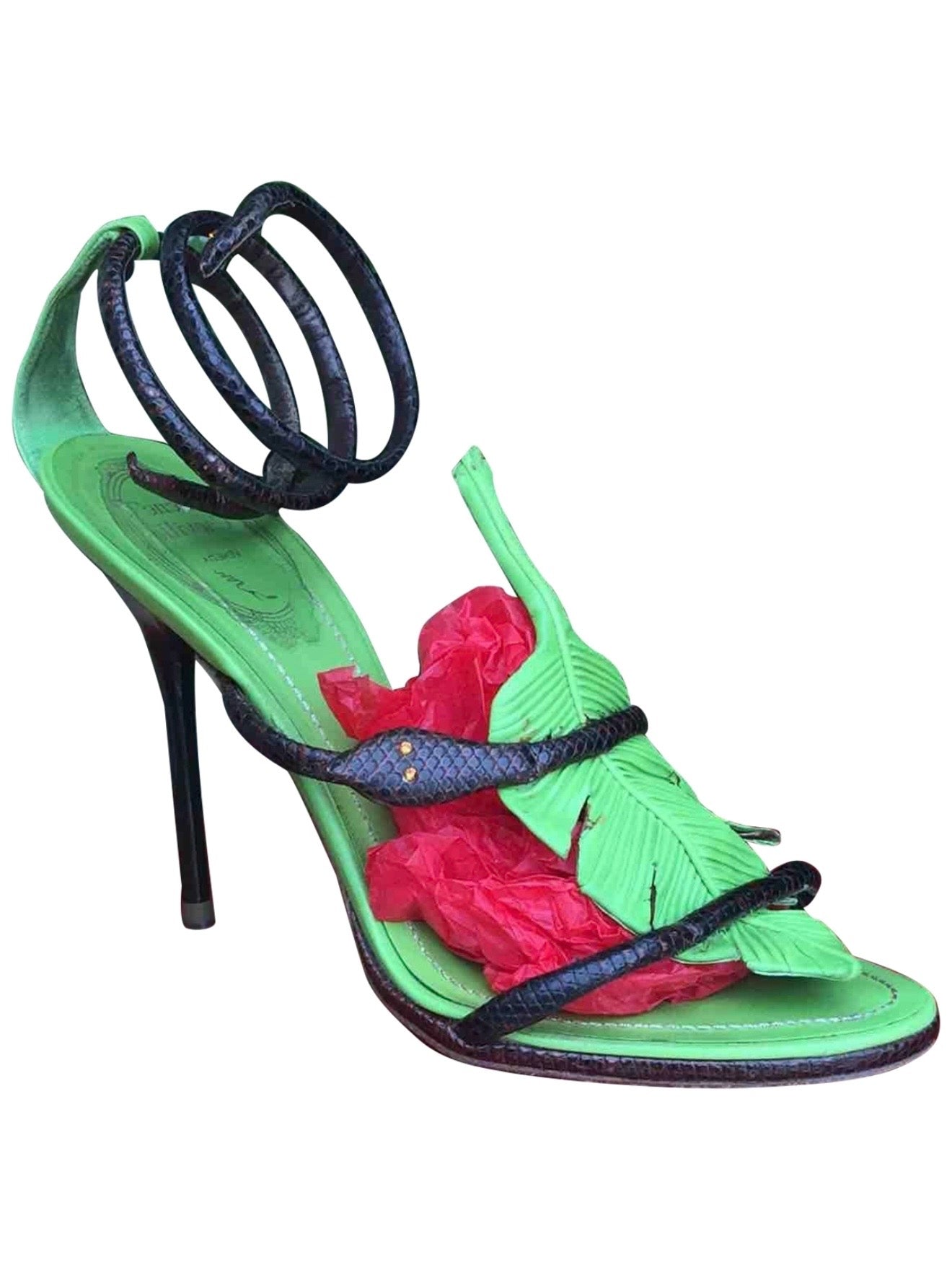 Rene Caovilla Leaf Heels - 36/36.5