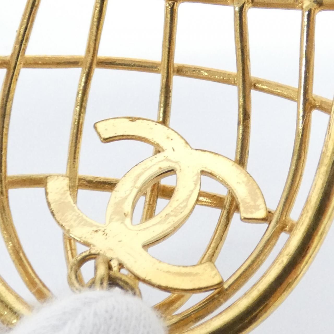 Chanel 1990s Birdcage Earrings