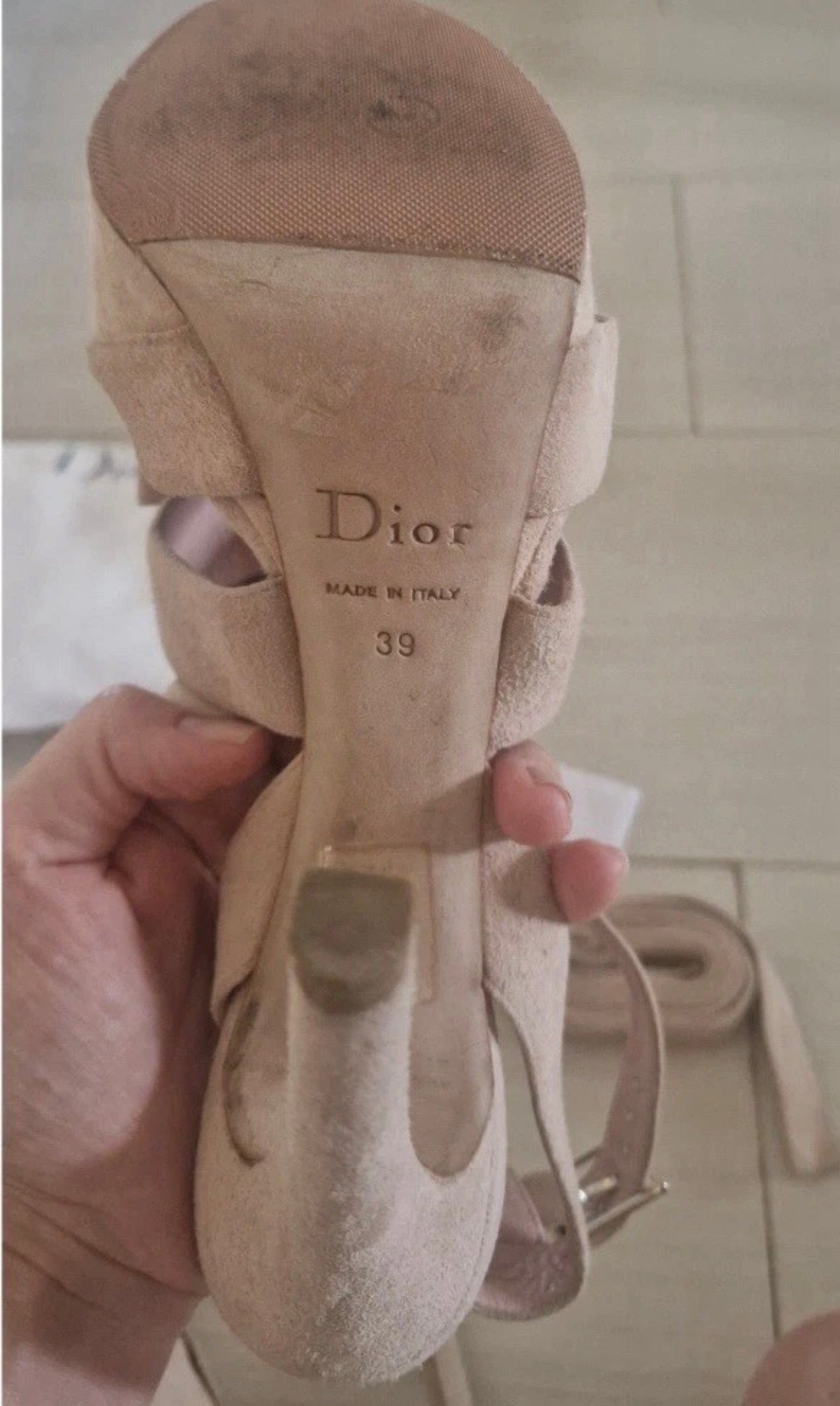 Dior Suede Bow Platform Heels - 39