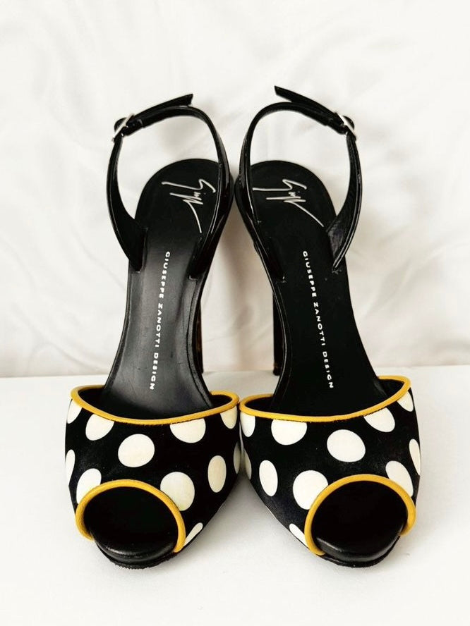 Giuseppe Zanotti Polka Dot Heels - 36.5