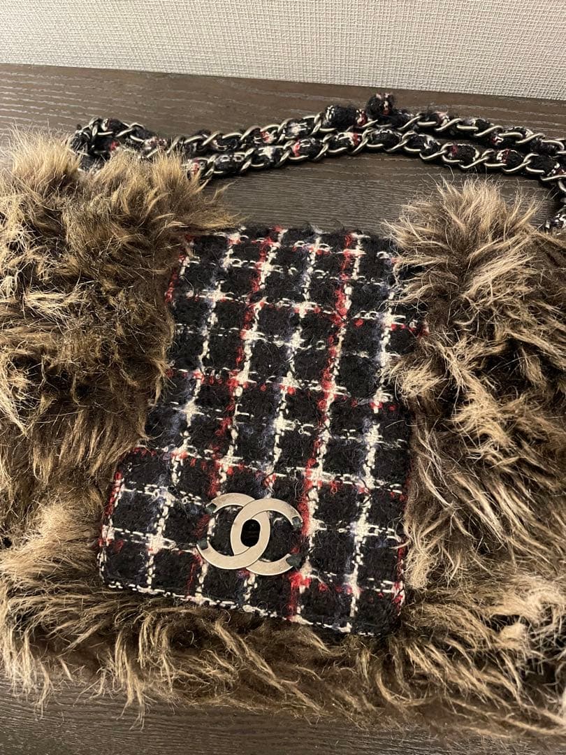 Chanel Fantasy Fur & Tweed Bag