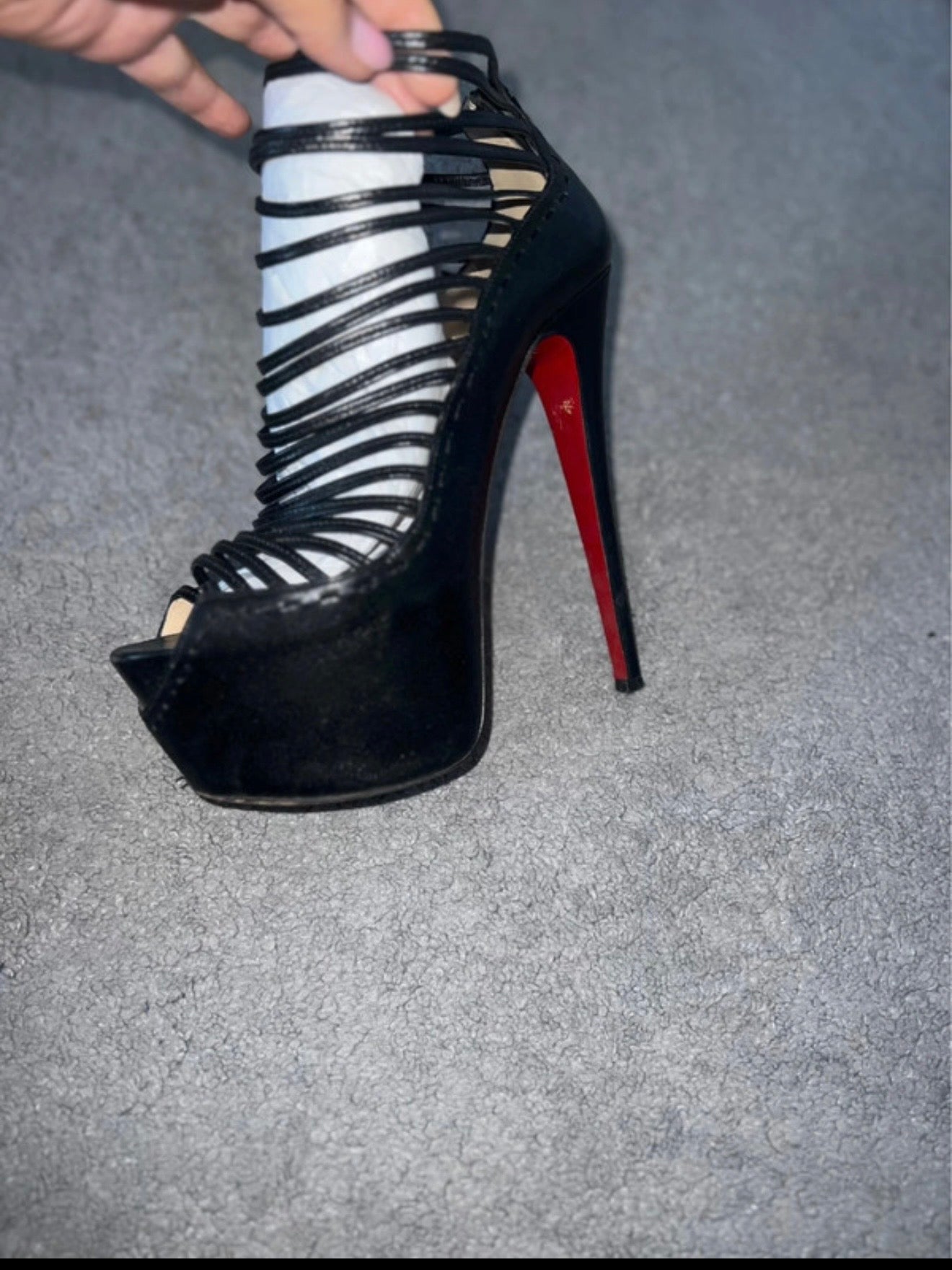 Christian Louboutin Cage Platform Heels - 39