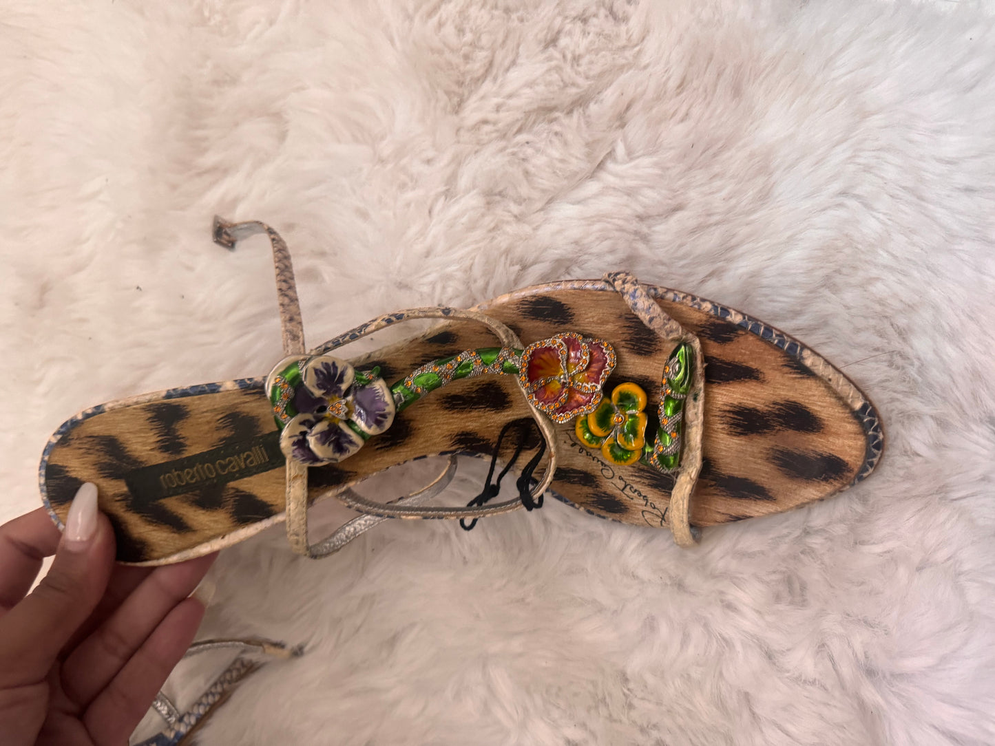 Roberto Cavalli Embellished Heels