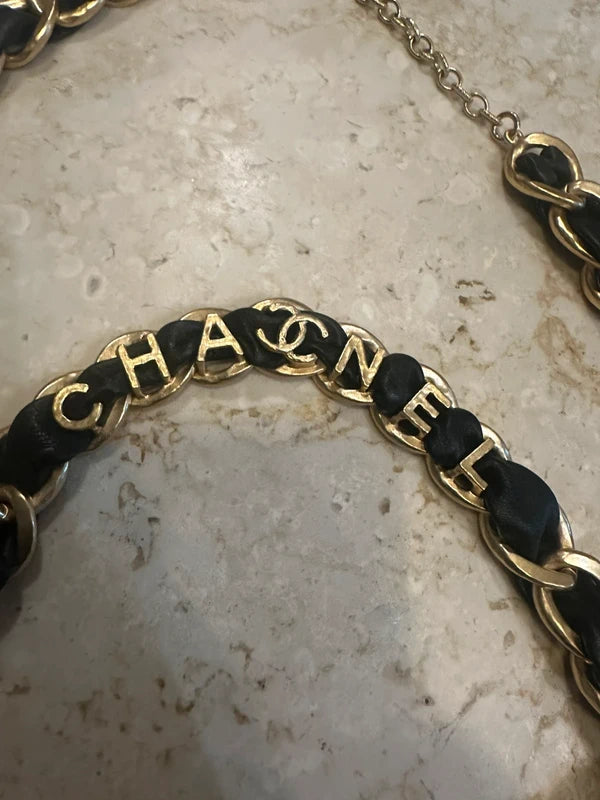 Chanel 2020 Lambskin Chain Belt
