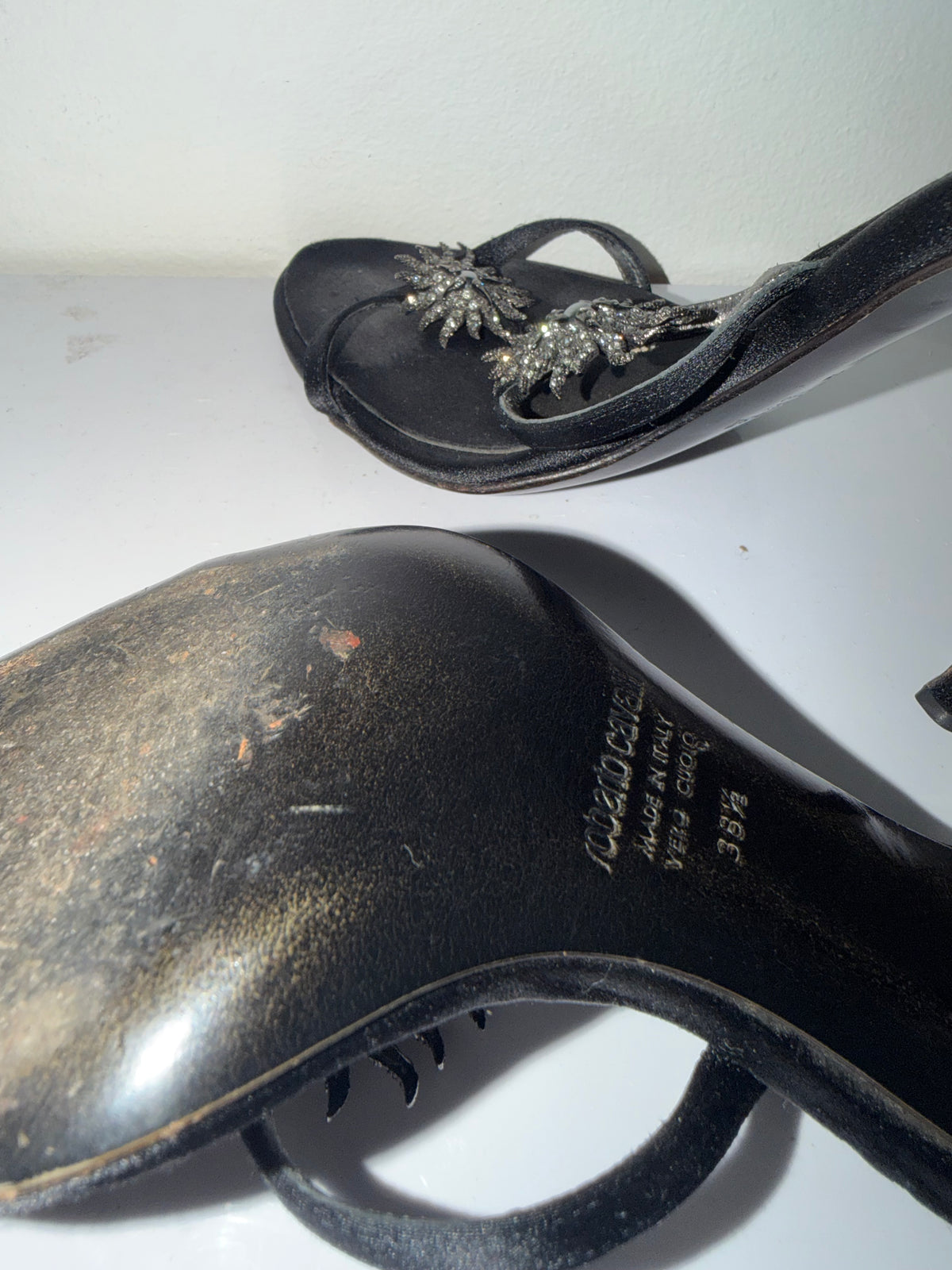 Roberto Cavalli 2000s Starburst Heels - 38/38.5