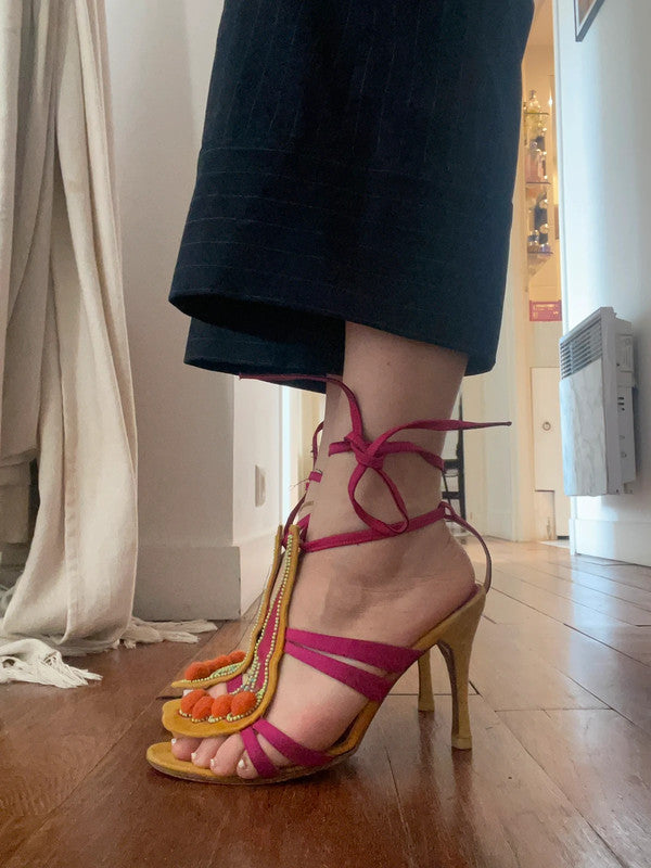Dior Pom Pom Heels Fall 2002 - 38.5