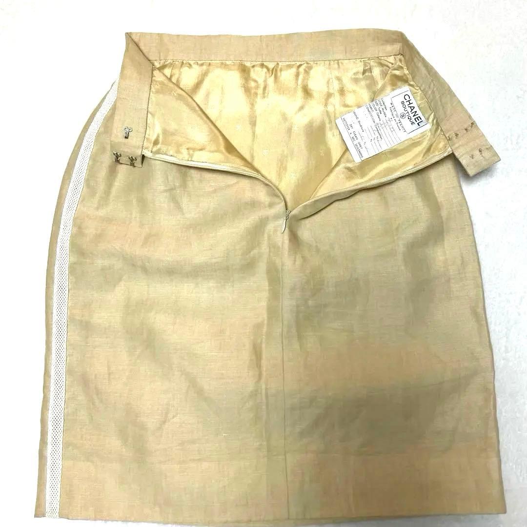 Chanel 1990s Linen Blazer Set - M