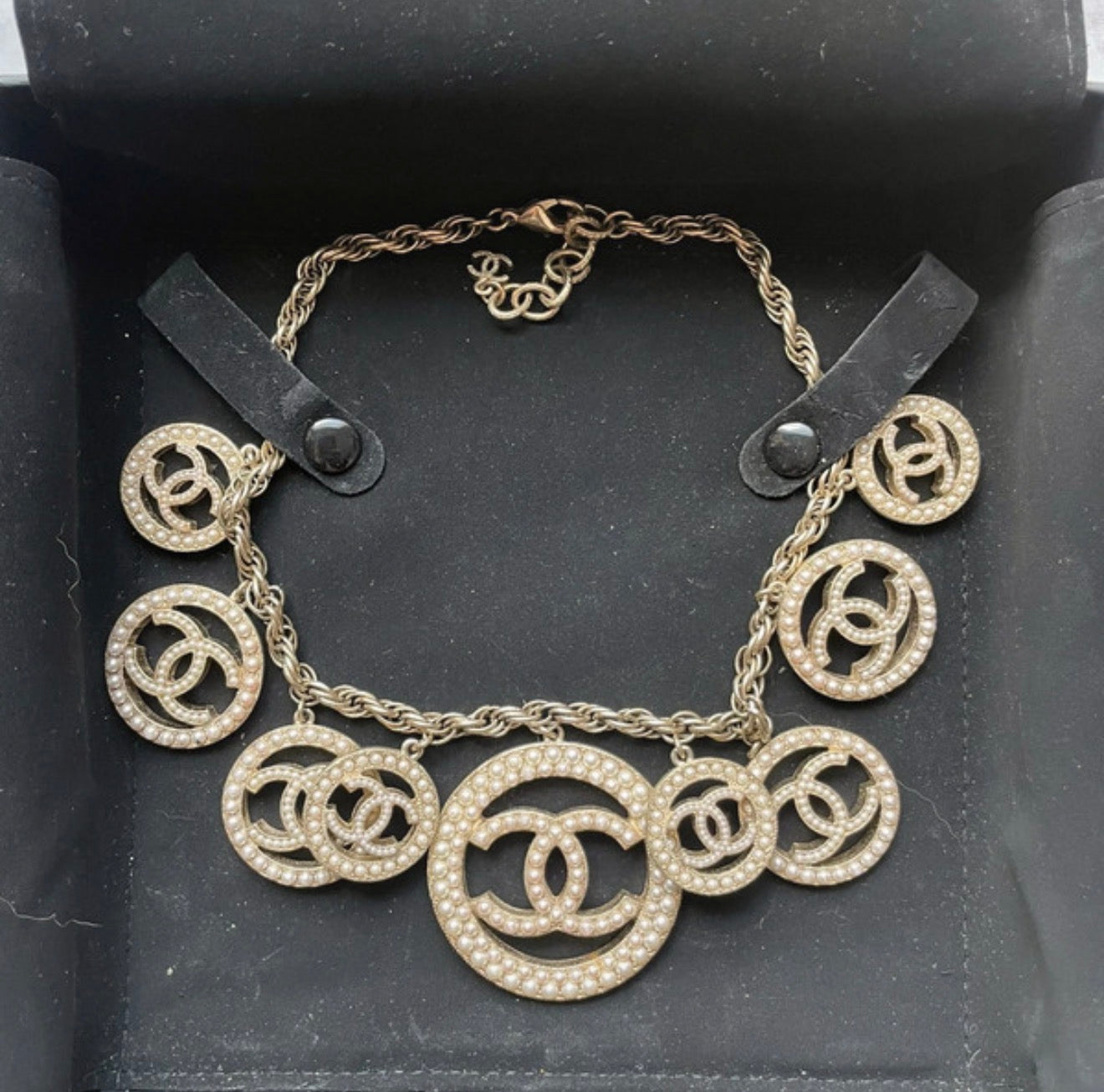 Chanel Faux Double CC Necklace